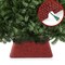 Casafield 22-Inch Christmas Tree Collar, Water Hyacinth Woven Tree Square Base Cover with Cord Cut Out,